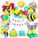Giardino Decorazioni Compleanno Palloncini Bambini,Happy Birthday Compleanno Feste Palloncini Ape Farfalla per Ragazze Ragazzo Compleanno Festa Della Doccia