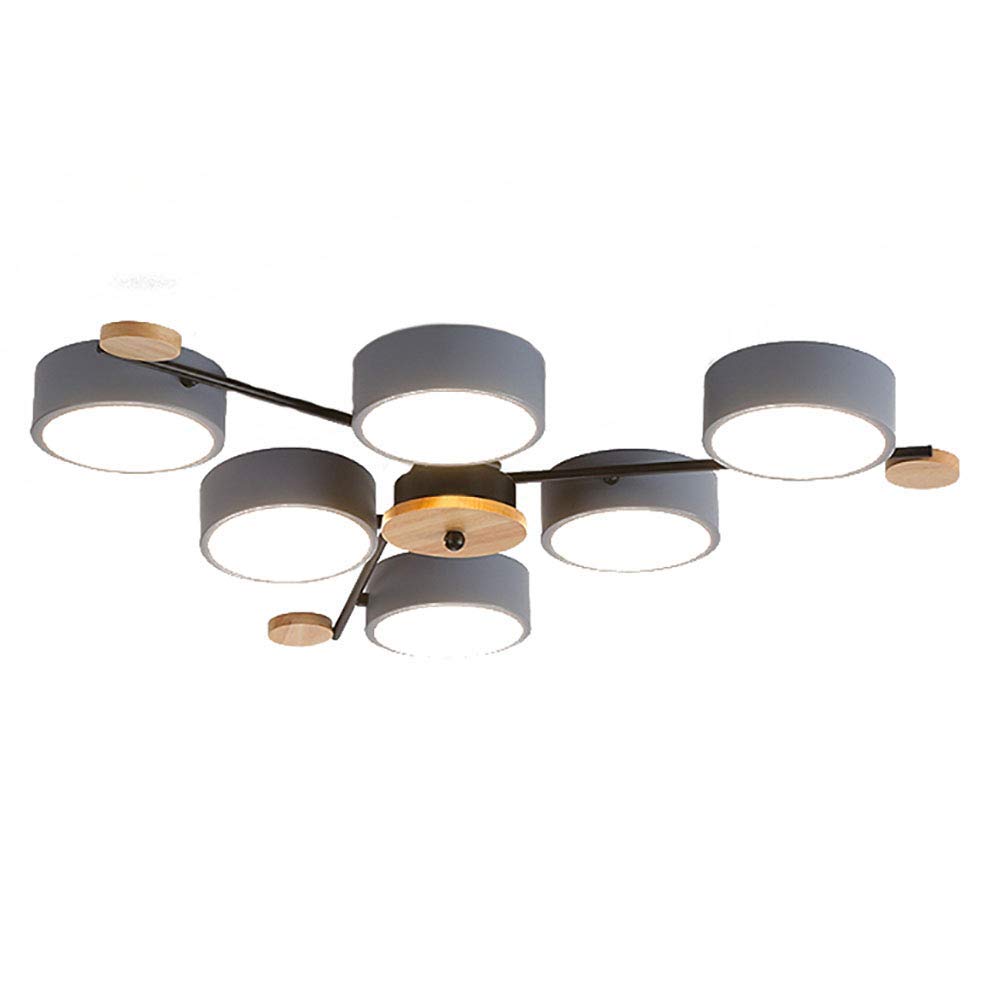 LYMSXAZOU Art Chandelier,Ceiling Light Flush Mount Molecular Bedroom Ceiling Lamp Decorative Fixture Hall Lights Study,Green,6 (Green. 6 Lights) Household faucets