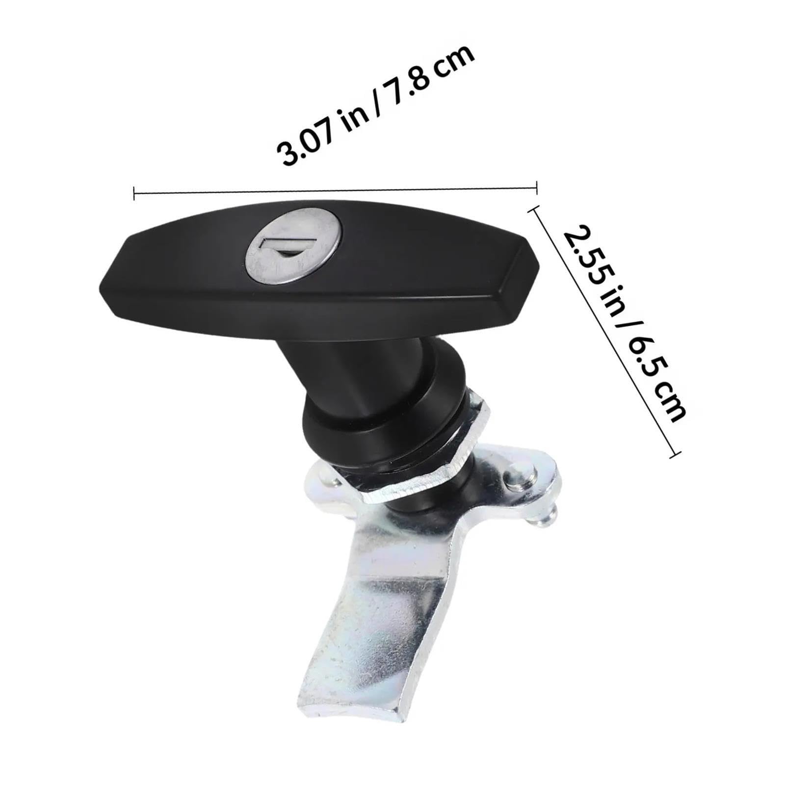 3 Set Industrial Grade Zinc Alloy T-Handle Cabinet Lock