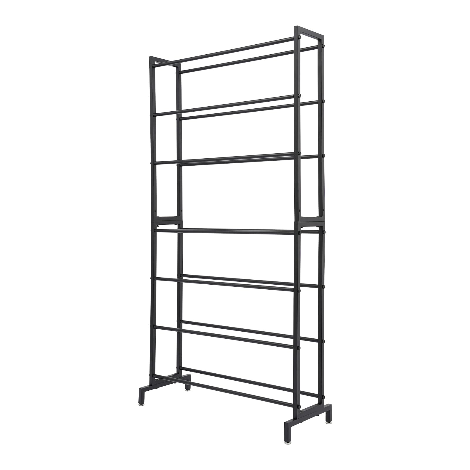 Uchwyt na szpulkę filamentu, 7 poziomów, regał magazynowy do drukarki 3D | Stalowy uchwyt na szpulę, regał do przechowywania filamentu, 84 x 33 x 165 cm, do warsztatu i studia