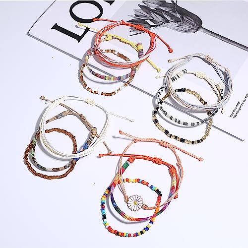 Lolias LO2K-SL15 24 Pieces Waterproof String Bracelets thumb #7