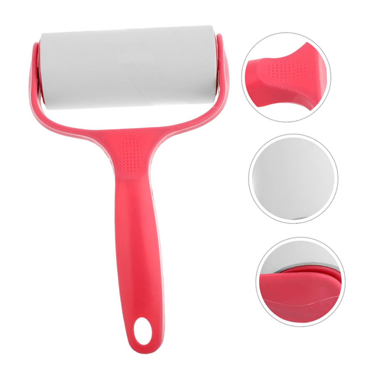 3pcs Nail Art Cleaning Tool Lint Roller Brush for Stamping Oil Removal Durable Nail Stamping Tool for Manicure and Pedicure Versatile