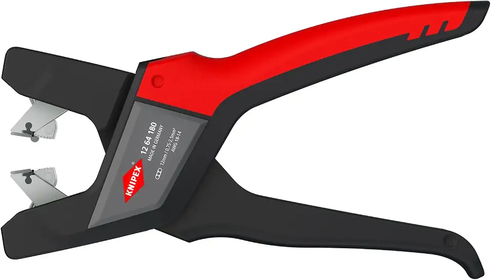 Knipex 12 64 180 Automatic Insulation Stripper for Flat Cable, 180 mm