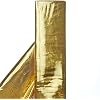 BalsaCircle 54-Inch Wide x 10 Yards Gold Metallic Shiny Tissue Lame Fabric by The Bolt - Sewing Craft Wedding Party Draping Supplies