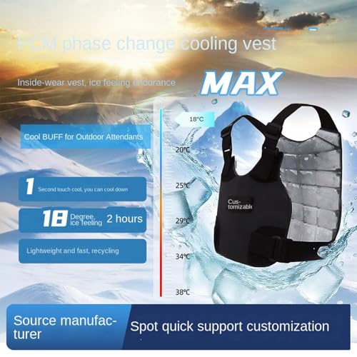 Veste rafraîchissante vêtement sans manches pour randonnée et course