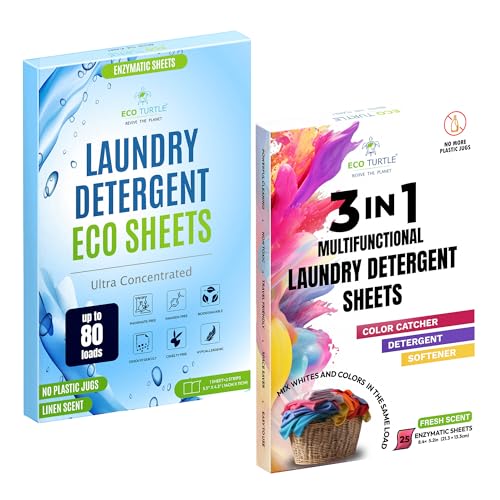 Image of Bundle: Laundry Detergent Sheets & 3-in-1 Laundry Detergent Stain-Fighting