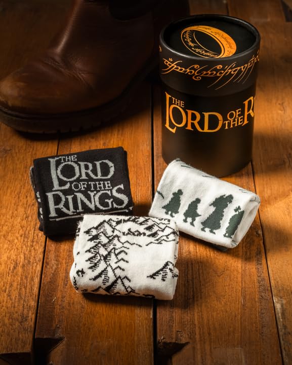 Calcetines de El Señor de los Anillos para el día a día juego de 3 pares Elbenwald multicolor 3