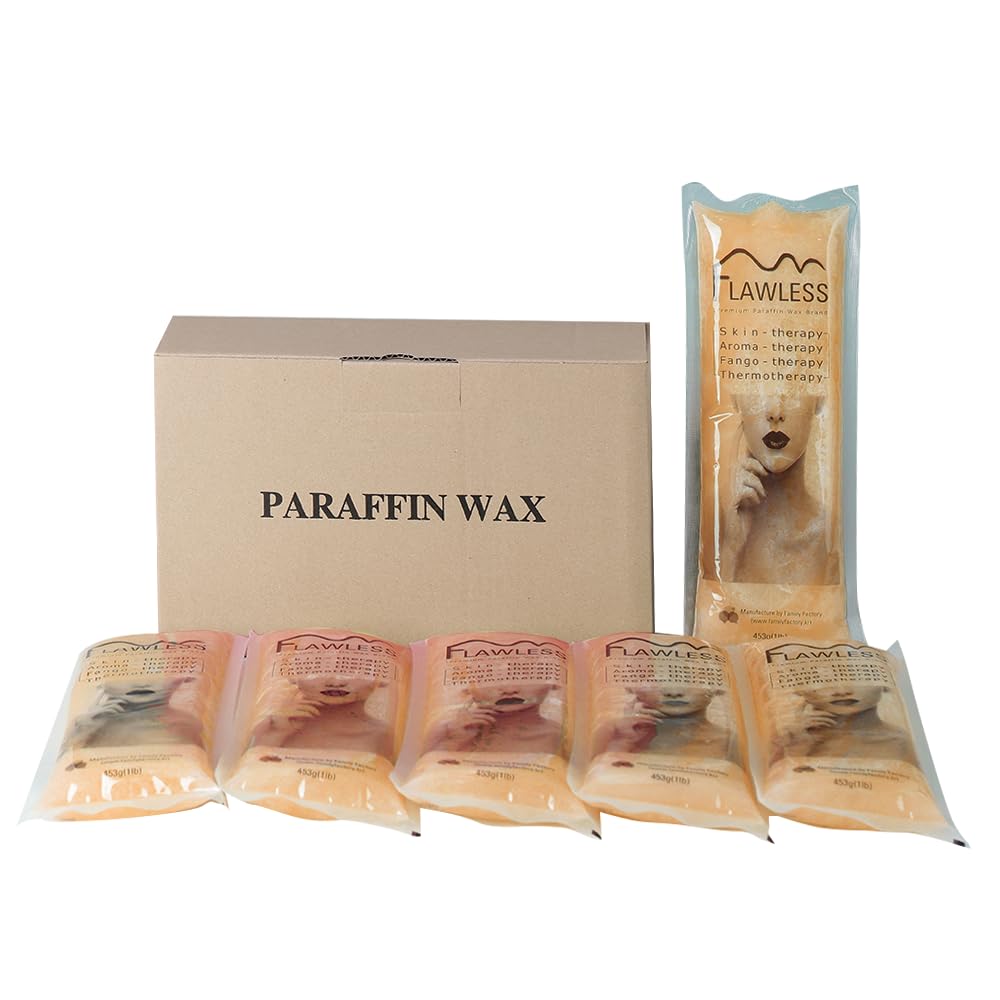 [Haeyo] Haeyo Paraffin Wax 1Box (6ea), Paraffin Bath Wax for Hand and Foot, Non-irritating, Wide Selection, Improve Skin Condition and Elasticity, Safe and Comfortable (Mandarin)