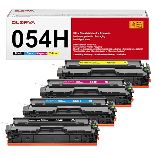 Image of 054H Toner Cartridge Set 4 Pack Replacement for Canon 054 MF642cdw MF642Cdw