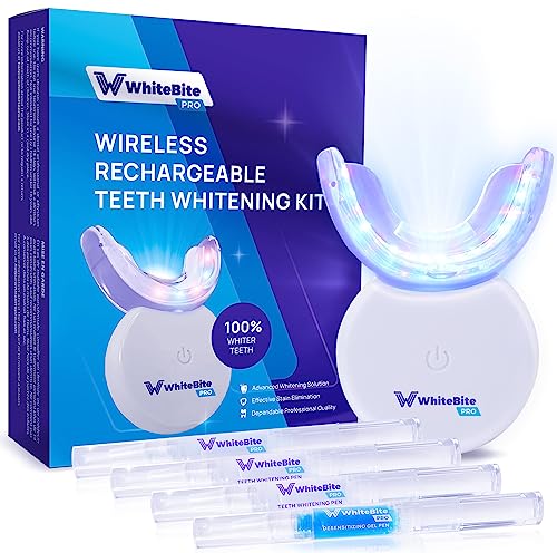 Whitebite Pro Teeth Whitening Kit for Sensitive Teeth – Dual LED ...