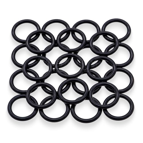 Image of 25PCS 11105 O-Ring, OEM Size Nitrile Rubber Seal, Compatible with V-Twin Cruiser & Touring Style Motorcycles - Engine, Transmission & Primary Drive - Leak Proof & Vibration Resistant (Black)