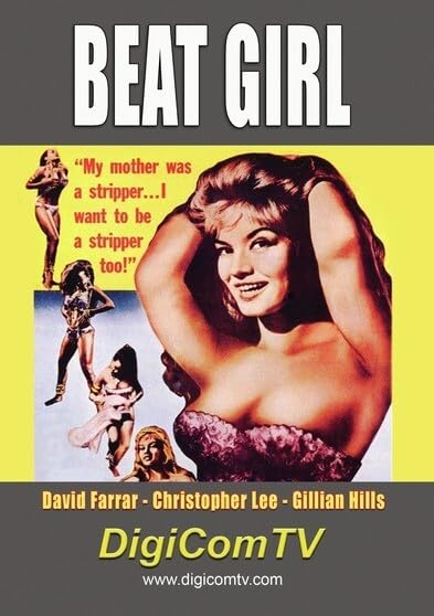 Largometraje Beat Girl DVD versión europea original para amantes del drama musical