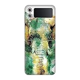 Superdünn und superleicht Head Case Designs Offizielle Riza Peker Das Wilde Afrika Tiere Vinyl Haut Aufkleber Abziehbild Abdeckung kompatibel mit Samsung Galaxy Z Flip4
