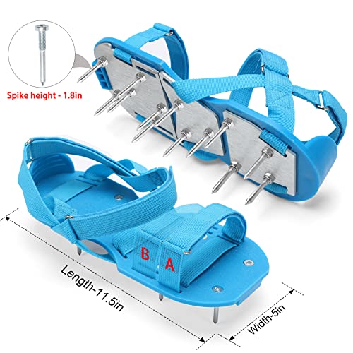 image for DenForste Lawn Aerator Shoes for Grass - Pre-Assembled Grass Aerator S