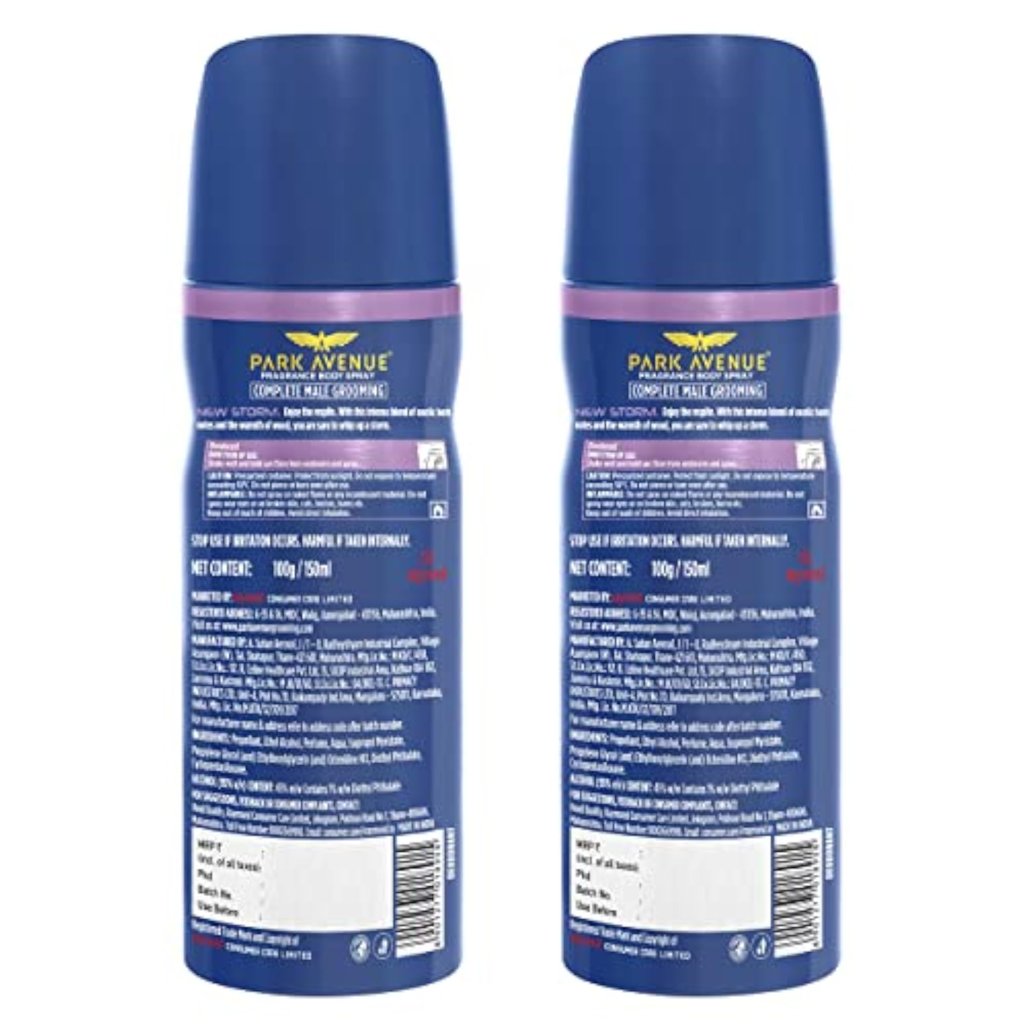 Men's Classic Deo Storm Pack of 2, 100gm