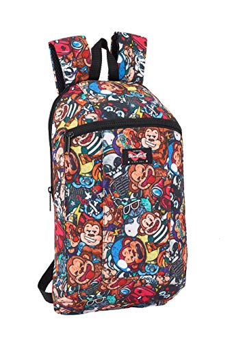 Safta  �   Blackfit8  Monkey  Oficial Mini Mochila Uso Diario 220x100x390mm  Multicolor