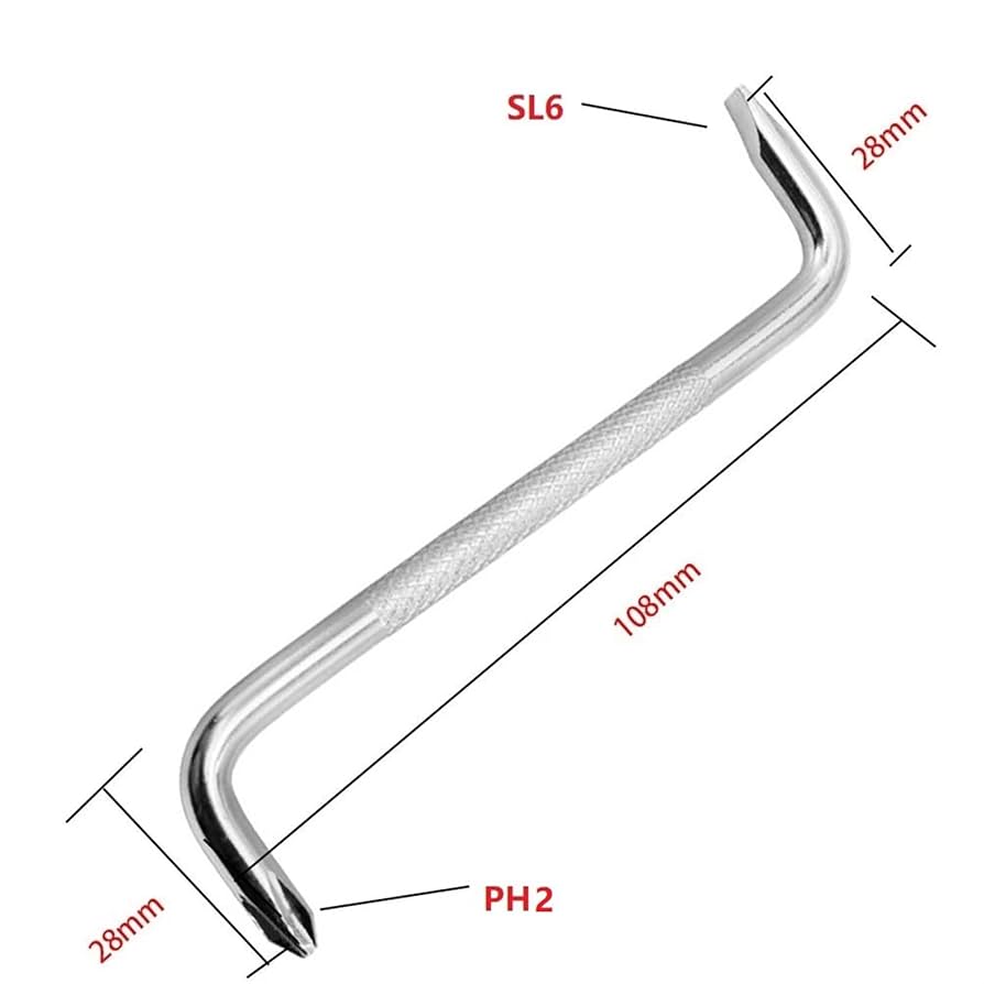 Z-Type Screwdriver L-Shaped 90-Degree Right-Angle Elbow Bend