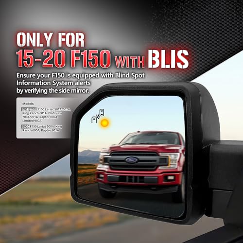 OPT7 Plug'n'Play Bundle for 2015-2020 F150 w/Blind Spot Monitor – 60" Redline Triple Row LED Tailgate Light Bar w/Sequential Red Turn + Easy Connect Harness