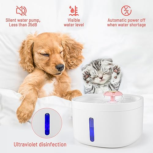 88oz26L-Cat-Water-Fountain-Automatic-Pet-Fountain-Dog-Water-Dispenser-with-Smart-Pump-Ideal-for-Cats-Dogs-and-Multiple-Pets-Large-Capacity-Easy-to-Clean-Design