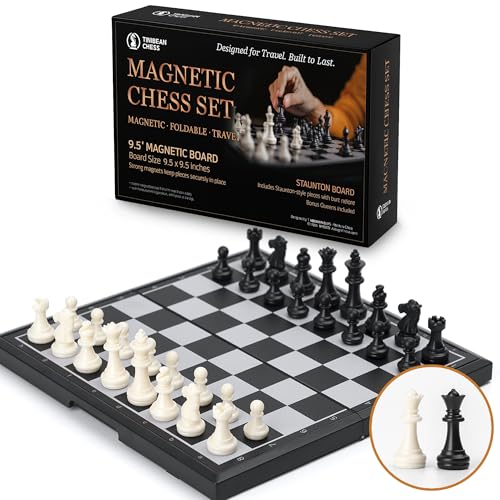 Set de Ajedrez Magnético Plegable 9.5 Pulgadas miniatura 1
