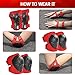 Kids Protective Gear Set Wemfg Knee Pads for Kids 3-8 Years Toddler Knee and Elbow Pads with Wrist Guards 3 in 1 for Skating Cycling Bike Rollerblading Scooter（Red）
