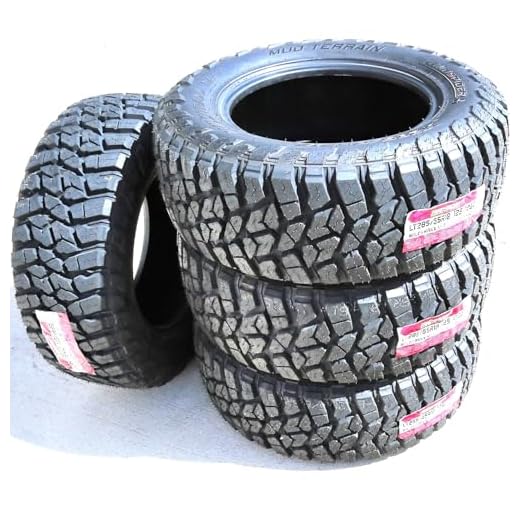 Set of 4 (FOUR) Landspider Wildtraxx M/T Mud Off-Road Light Truck Radial Tires-LT285/65R18 285/65/18 285/65-18 125/122Q Load Range E LRE 10-Ply RBL Raised Black Letters