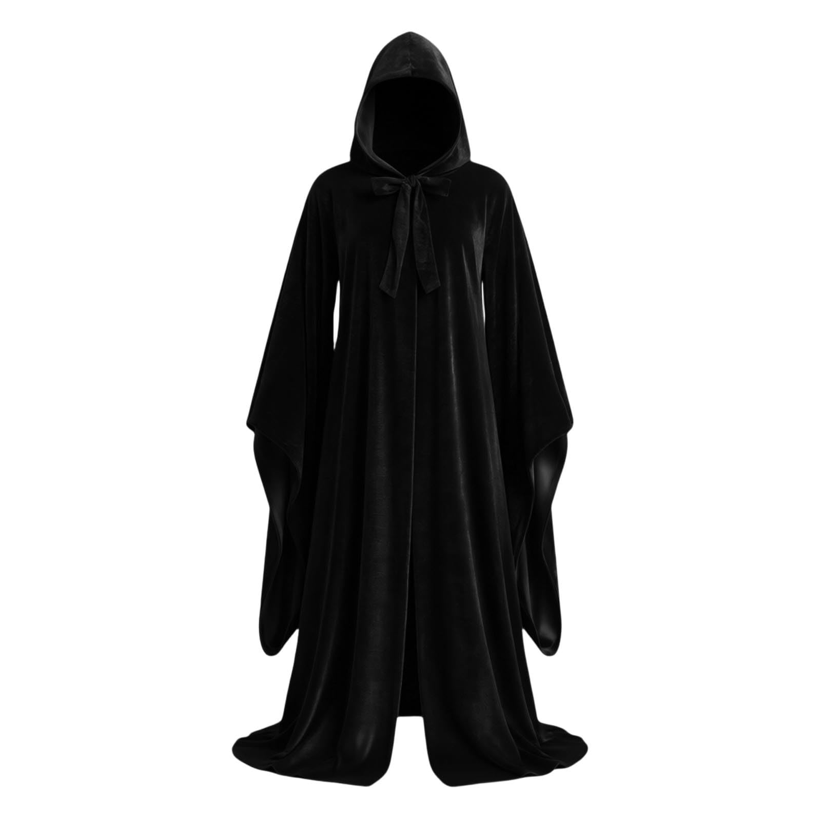 Generisch Eleganter Unisex Umhang für Cosplay, Halloween-Rollenspiele,Einfarbig | weicher Stoff | vielseitig für Kostümpartys & Bühnenauftritte | Einheitsgröße