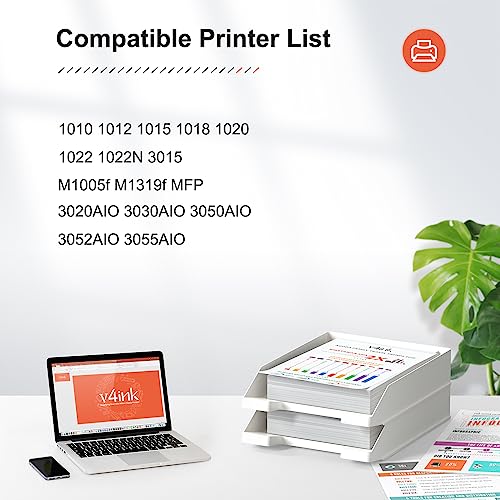 Tinta Y Tóner, Office Product toner 12a hp Marca v4ink (2)