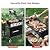 CAMPLUX ENJOY OUTDOOR LIFE Flat Top Grill Griddle,Camplux Propane gas outdoor grill Griddle Cooking Station for Camping,BBQ,Tailgating or Picnicking, Stainless Steel, Silver, Black