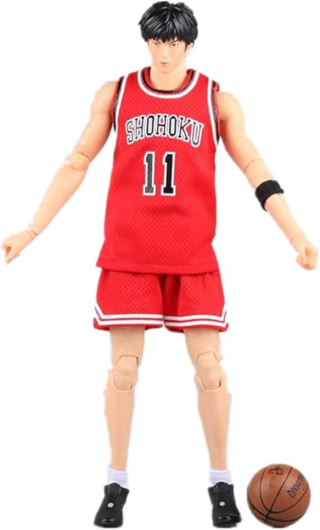 Amazon Co Jp Wangch 熱血バスケットボール選手1 6 関節可動式 流川楓赤い服 スラムダンクフィギュアオーナメント Pvcアニメキャラクターモデル13 39in ホビー