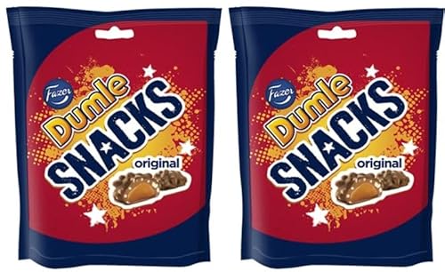 Cioccolato fazer dumle snacks 2 Packungen von 100 g 7oz