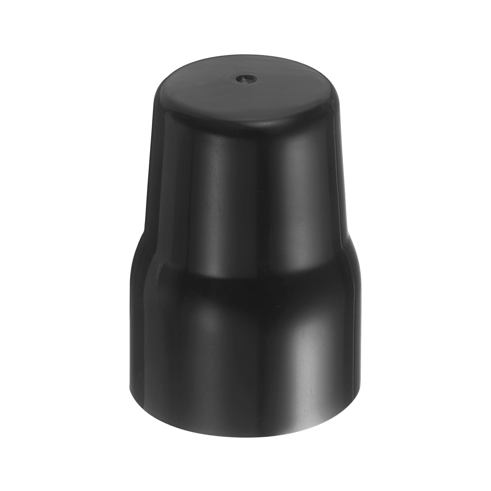 sourcing map Plastic Radiator Cap - Push-Fit Radiator Pipe Cover Decoration, Black