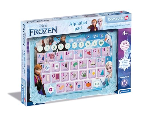 Clementoni Disney Frozen Alphabet Pad – Lernspiel 4 Jahre, Computer Kid,...