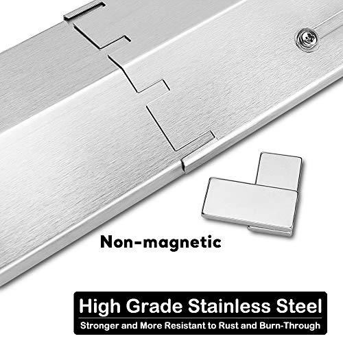image for Uniflasy Universal Adjustable Stainless Steel Heat Plate Shield, Heat 
