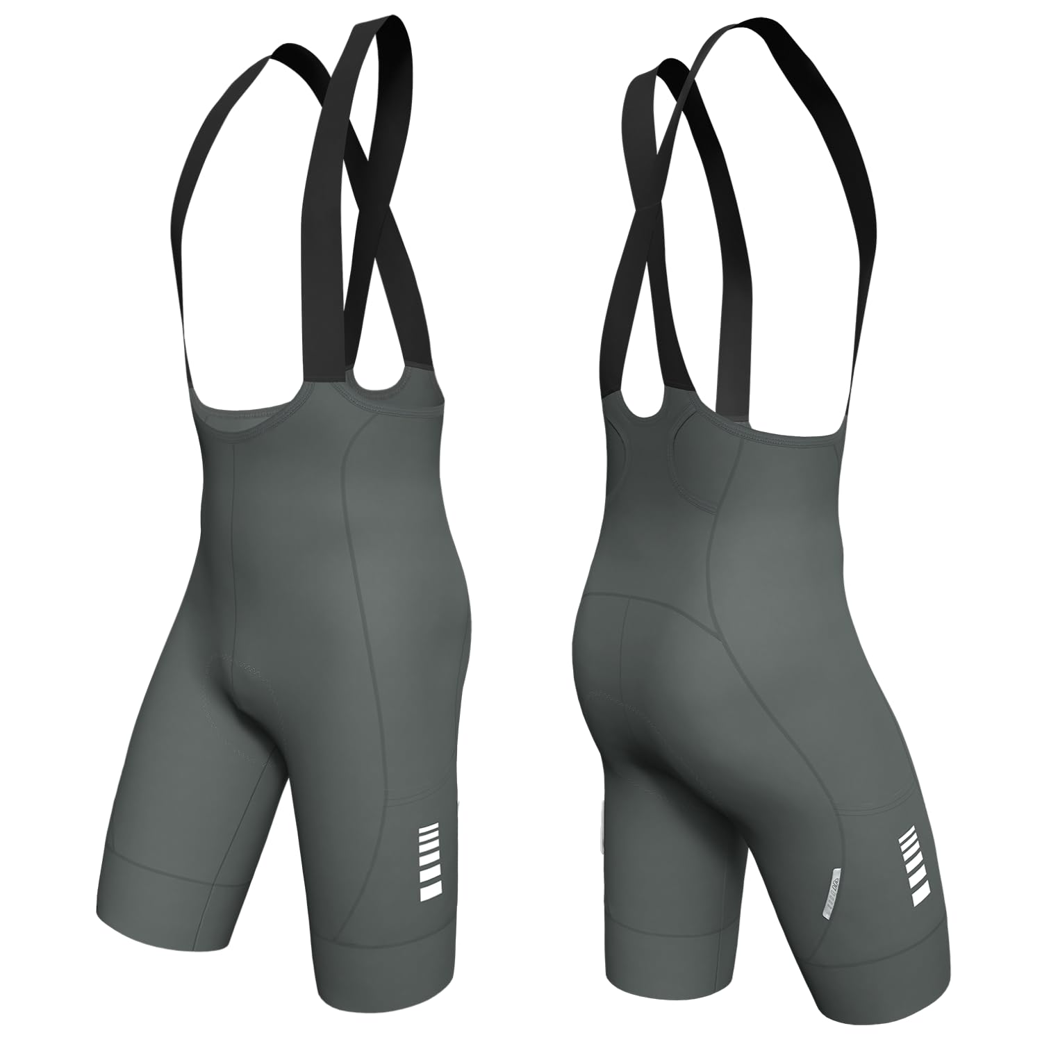 Lo.gas Bib Shorts Herren,Radhose Herren Tight Trägerhose Kurze Gepolstert mit 3 Taschen,Atmungsaktiv und Schnelltrocknend für Rennrad,Gravel Bike & Mountainbike