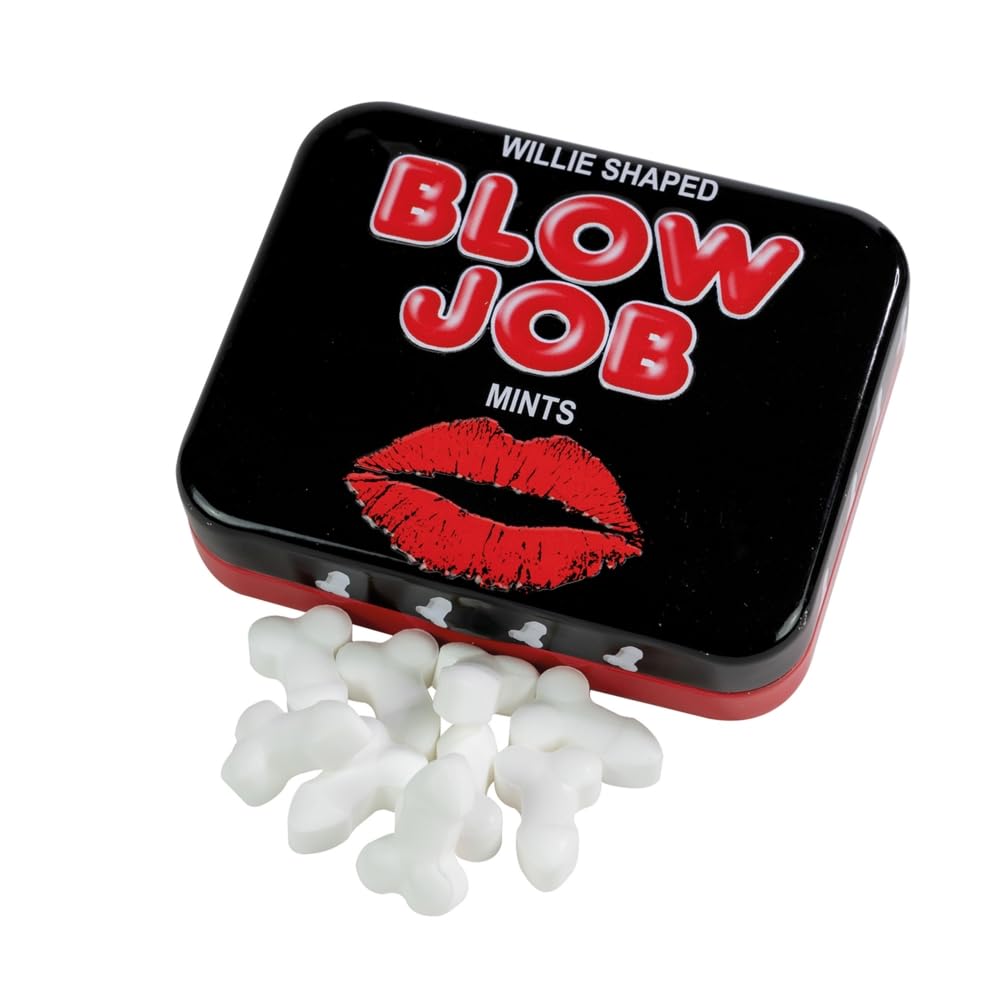 Willie Shaped Mints | Blow Job Mints | In Handy Pocket Sized Metal Tin | Adult Novelty Willy Sweets | 30g Per Tin