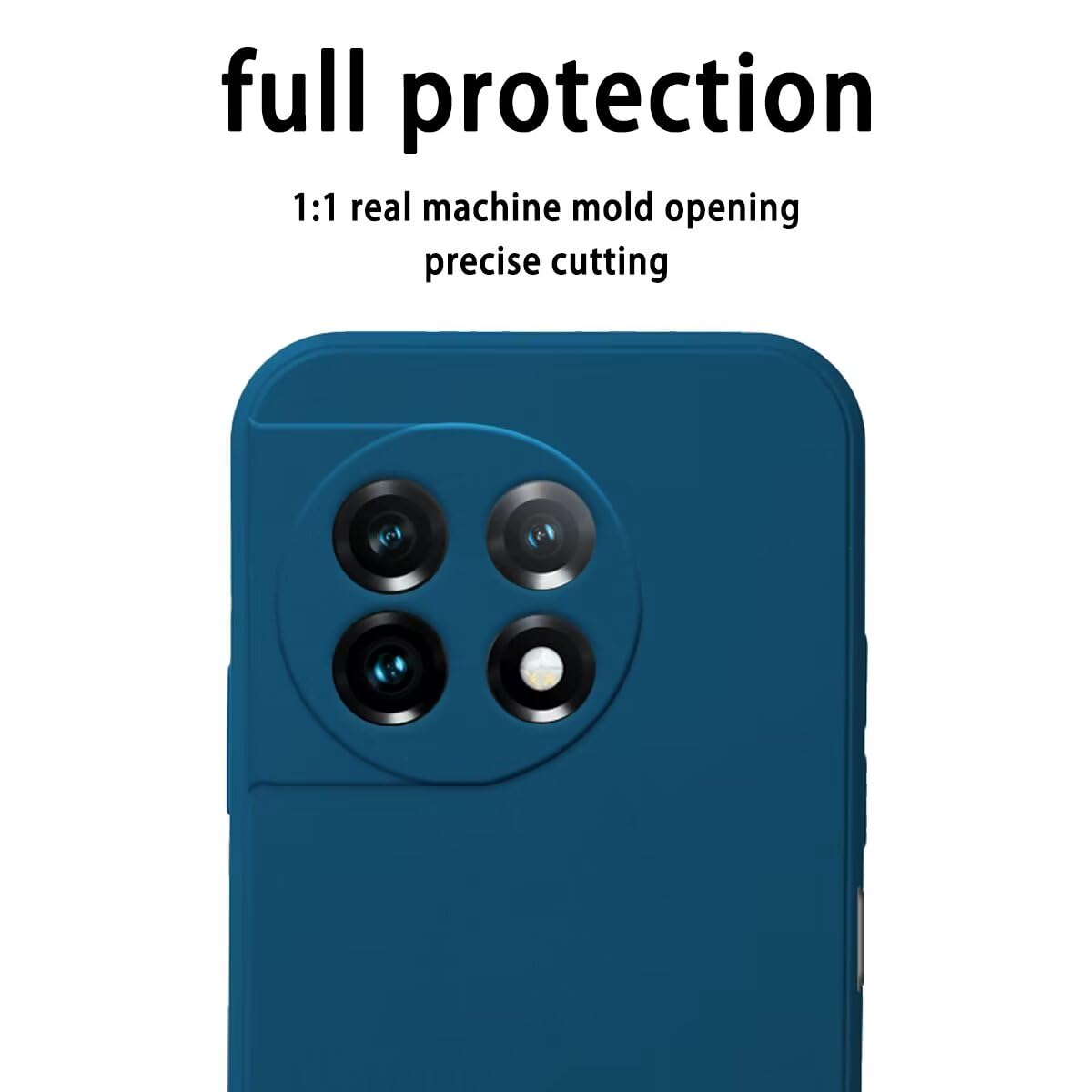 Custodia HULLIN In Silicone Per OnePlus 11 5G – Colore Erba Viola - 2