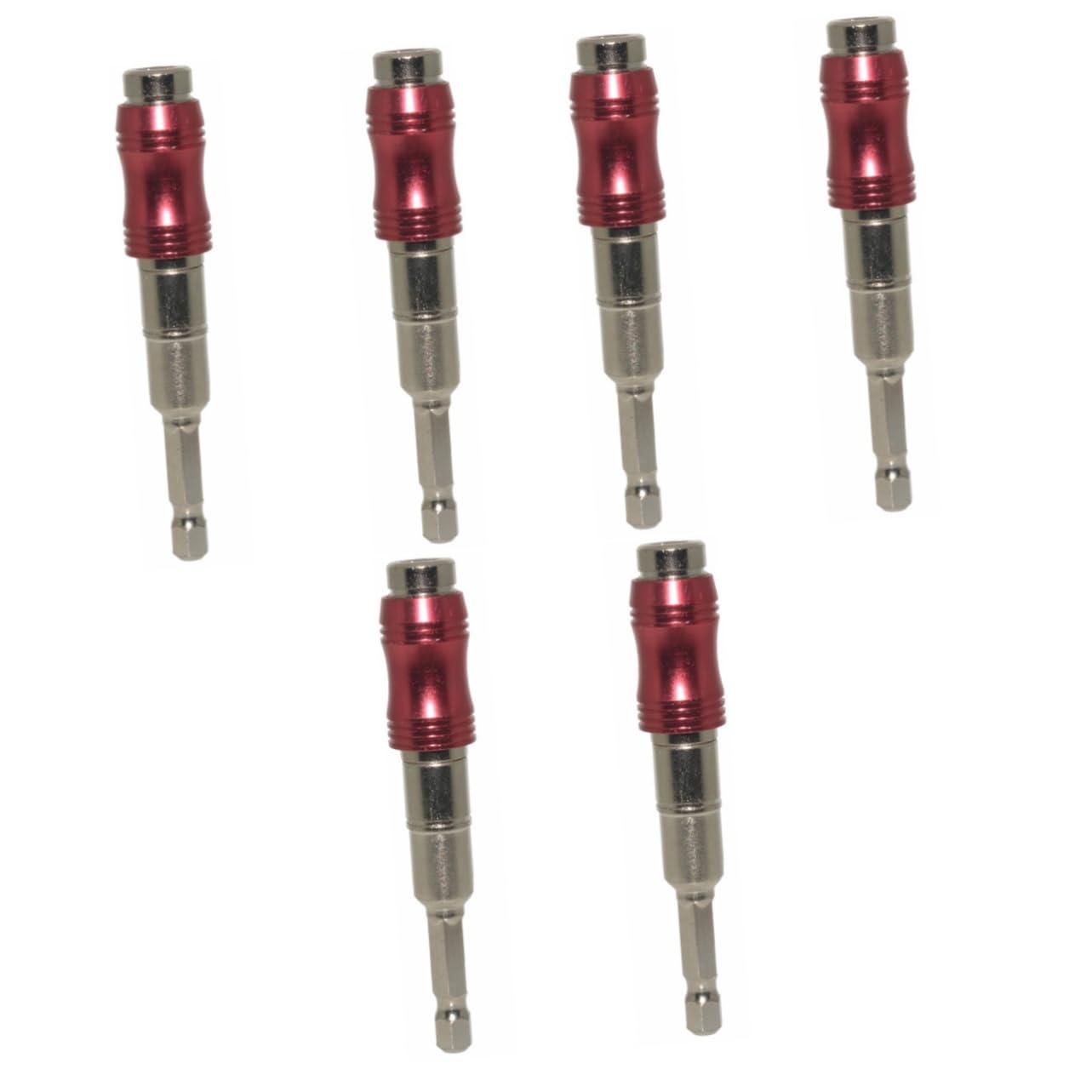 DOITOOL 3 Set Di Punte Per Trapano A Vite Regolabili Magnetiche Con Perno Porta Punte Per Trapano Con Impugnatura Girevole Da 1/4 2 Pezzi*3