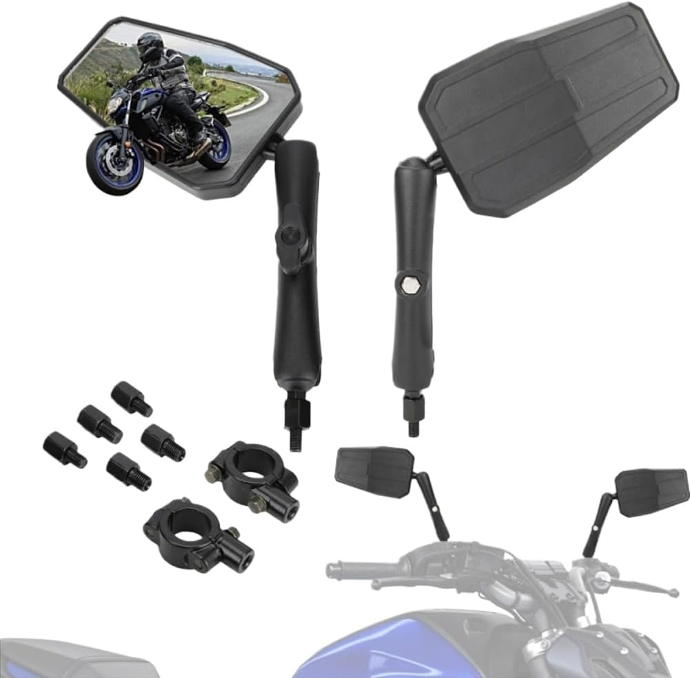 Motorcycle Rear View Mirror Compatible With KLR650 ADV