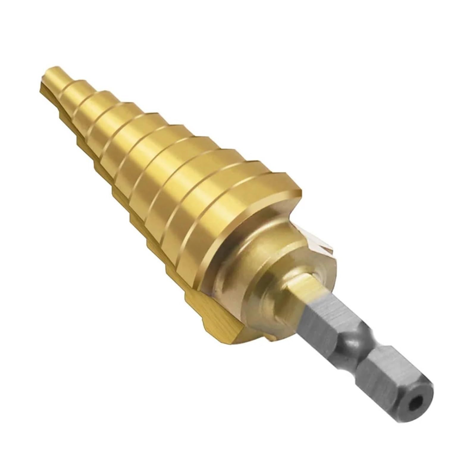Wiertła do metalu, wiertło spiralne z rowkiem stopniowym, wiertło stopniowe HSS 4-22 proste powlekane drewno metal otwór 1 szt