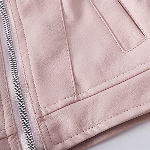 Toddler Girl Jackets Leather Winter Autumn Jackets Baby Girl Long Sleeve Zipper Clothes for 6 to 9 Months3