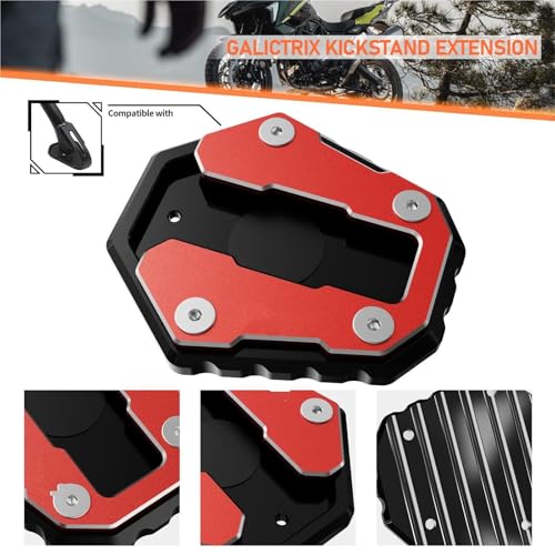 Agrandisseur béquille Benelli TRK 502X 2017-2019 en aluminium CNC