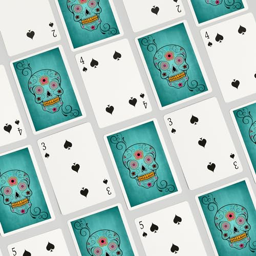 Lantern Press Sugar Skull 52 Naipes Póker miniatura 4