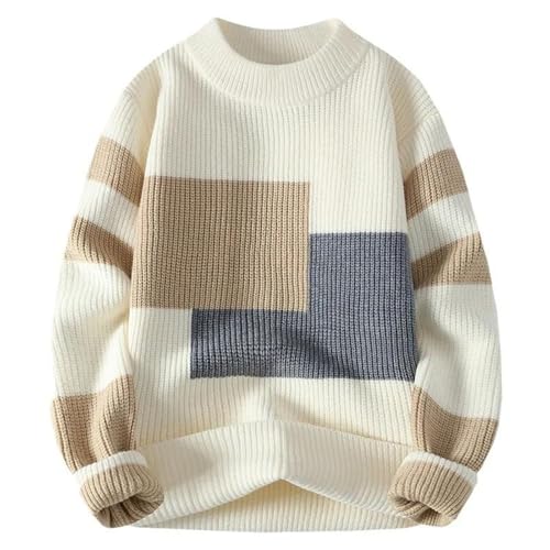 Men's Winter Casual Knitwear Sweater - Warm Pullover Male Outwear with Loose Fit Sweaters for Men2