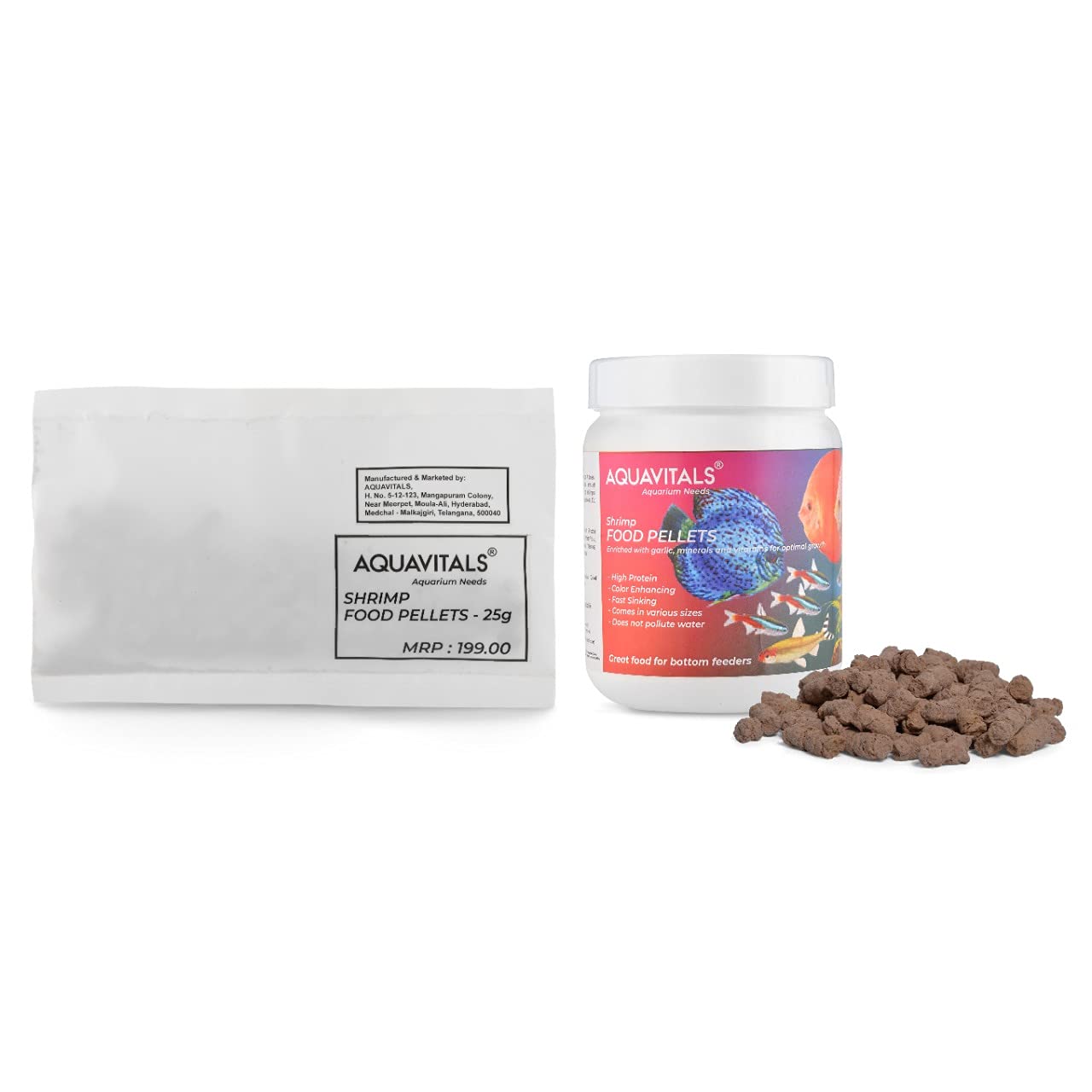 AQUAVITALS Food Pellets - Great Food for Bottom Feeders (B09G2TG6SF) Amazon Price History, Amazon Price Tracker