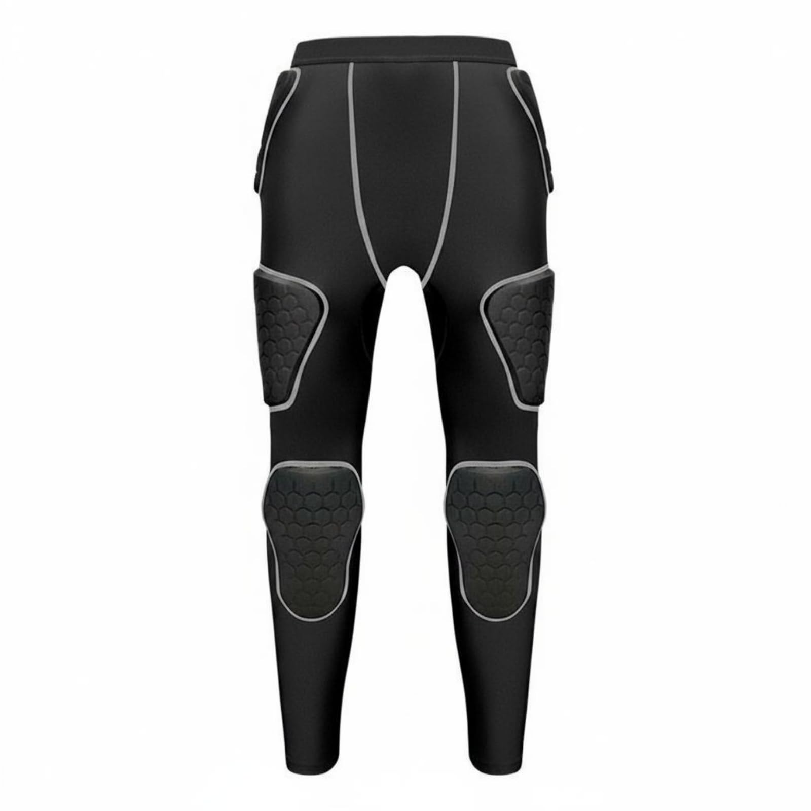 BNF®Shock Absorbing Padded Compression Pants – Full‑Leg Protection for Goalkeepers, Football & Basketball – Stretch EVA‑Foam Leggings for Adults-image-7