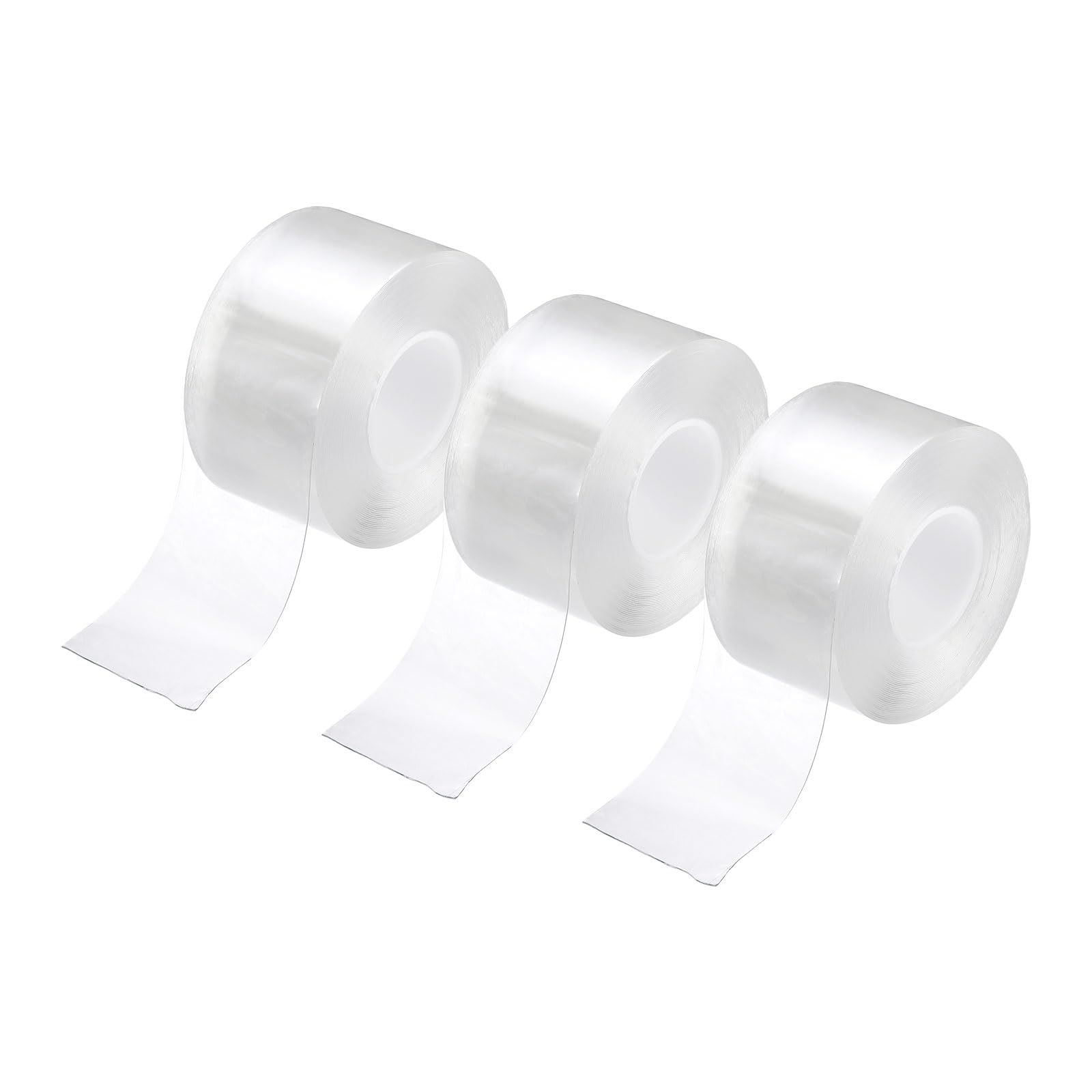 PATIKIL Clear Edge Protector Strip, 3 Roll 2 in x 32.8 ft Table Edge Protector Self Adhesive Cabinet Soft Corner Guard for Furniture Countertop Kitchen Wall Window