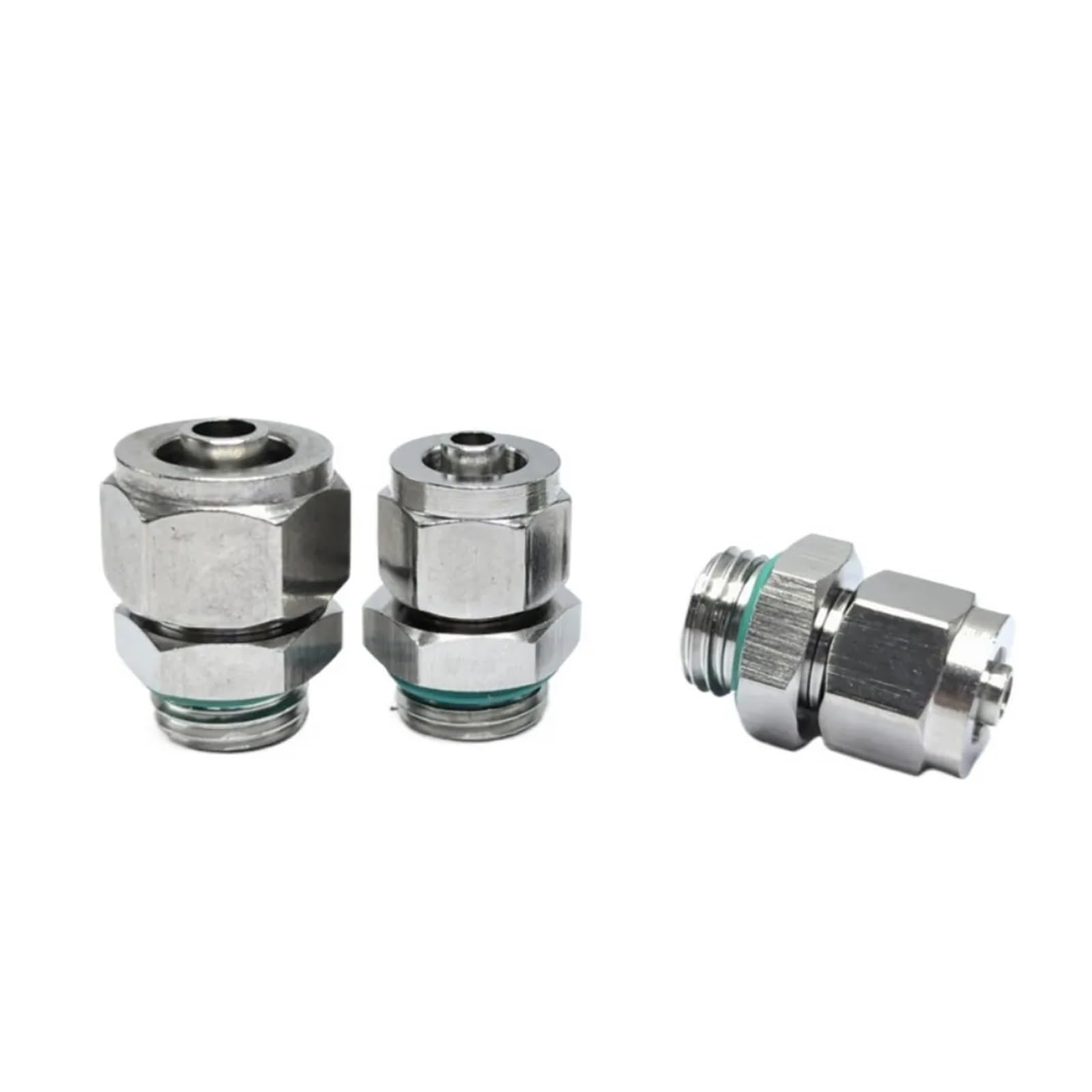 Accesorio de conversión de Acero Inoxidable, Accesorio Reductor de Acero Inoxidable, Rosca Macho de 1/4", 3/8", 1/2", 3/4", 1", acoplador rápido (6,50 Piezas BSP)