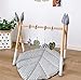 GACYSMD Bebé Juego de Madera Gimnasio con 4 TheThing Gym Toys Frame Actividad Gimnasio Gimnasio Natural Colgante Bar recién Nacido Bebé niña y niño Gimnasio