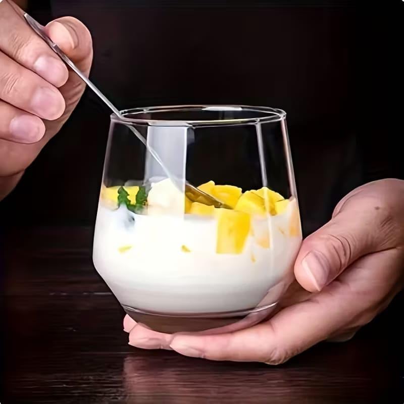 Image of PrimeWorld 370ML Vintage Drinking Glasses - Set of 6 | Premium Water, Juice, Cocktails, Mocktails, Whisky & Beverage Glasses | Elegant & Durable Glassware for Everyday Use